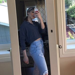 Brandy zip up sweatshirt jumper